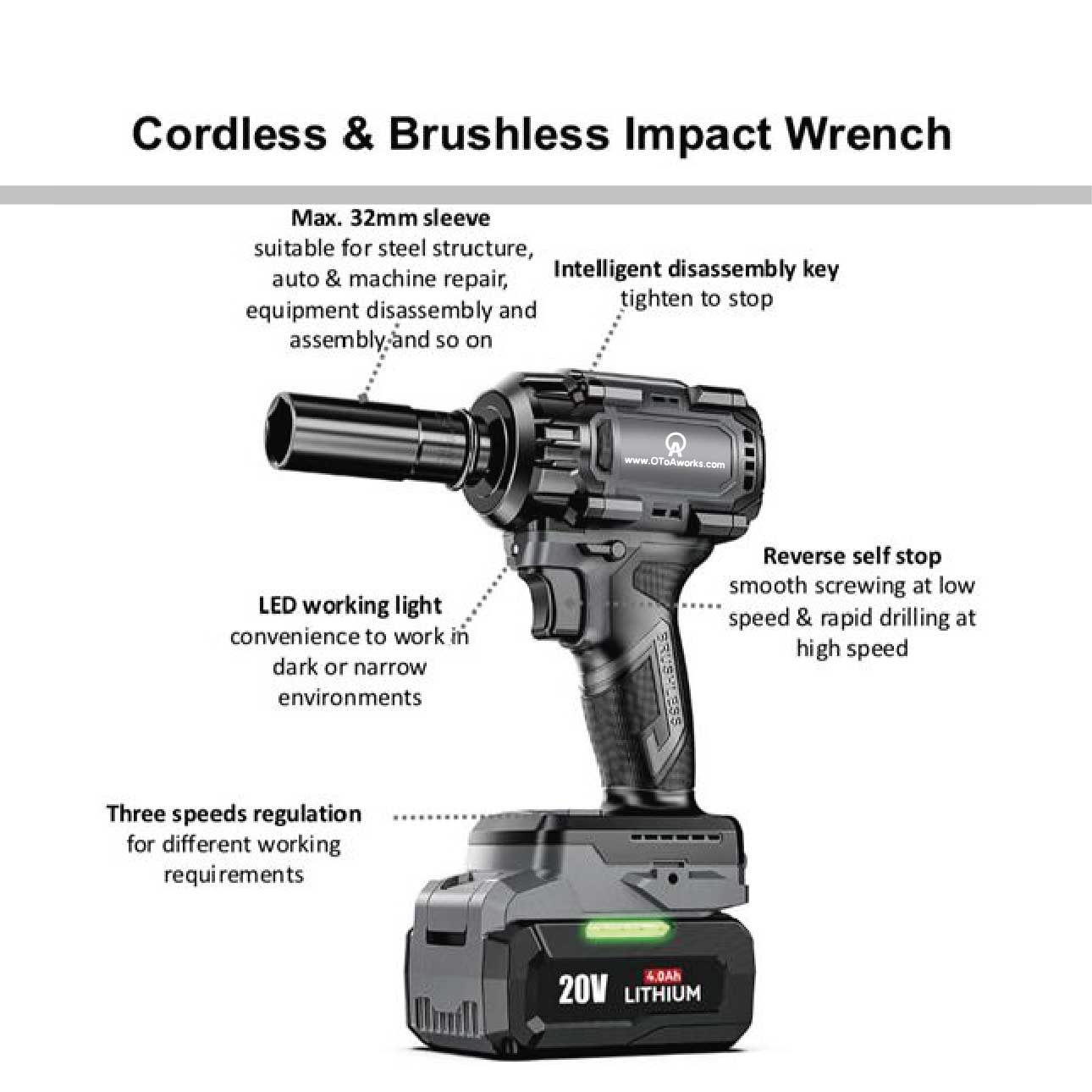 Cordless Impact Wrench CIW2