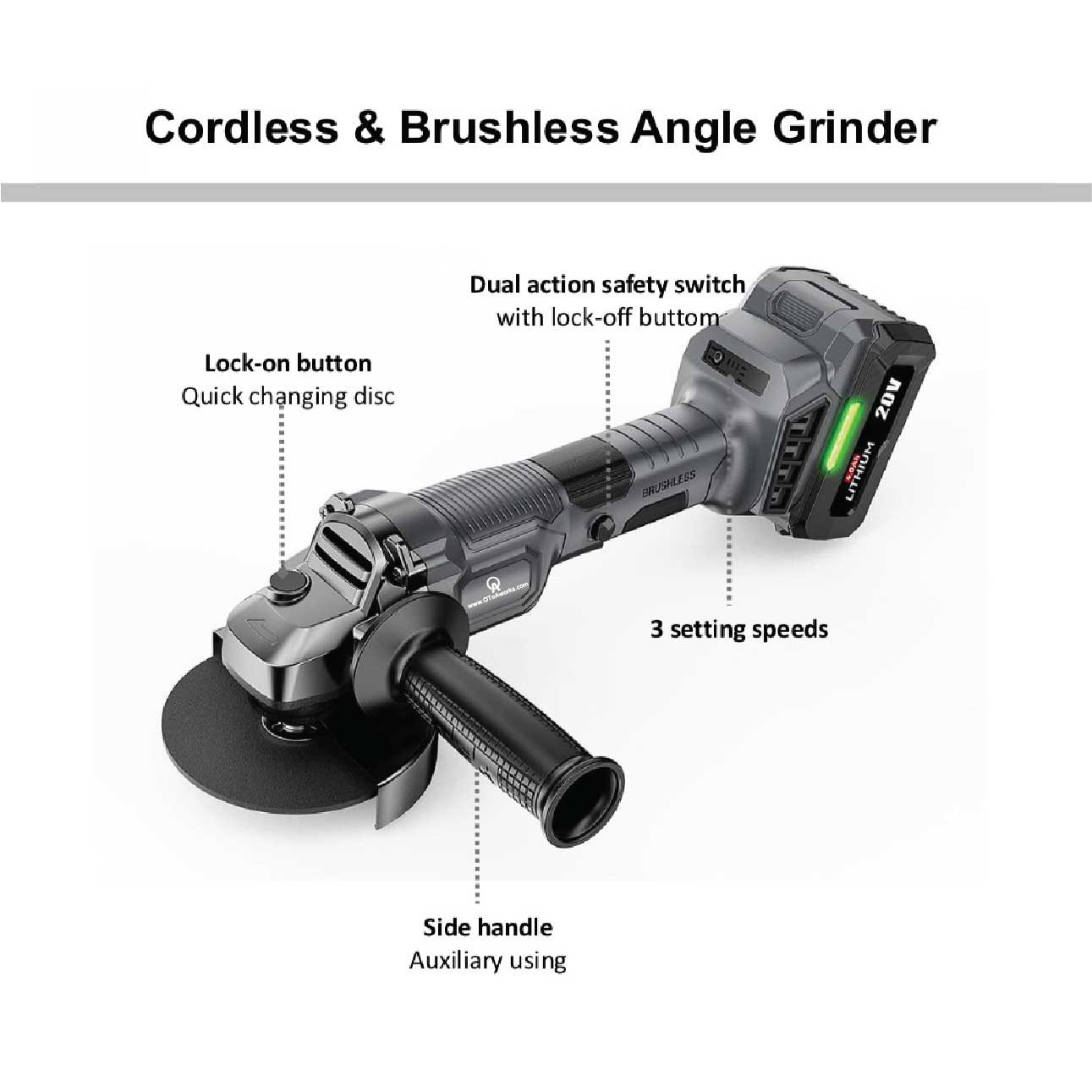 Cordless Angle Grinder CAG1