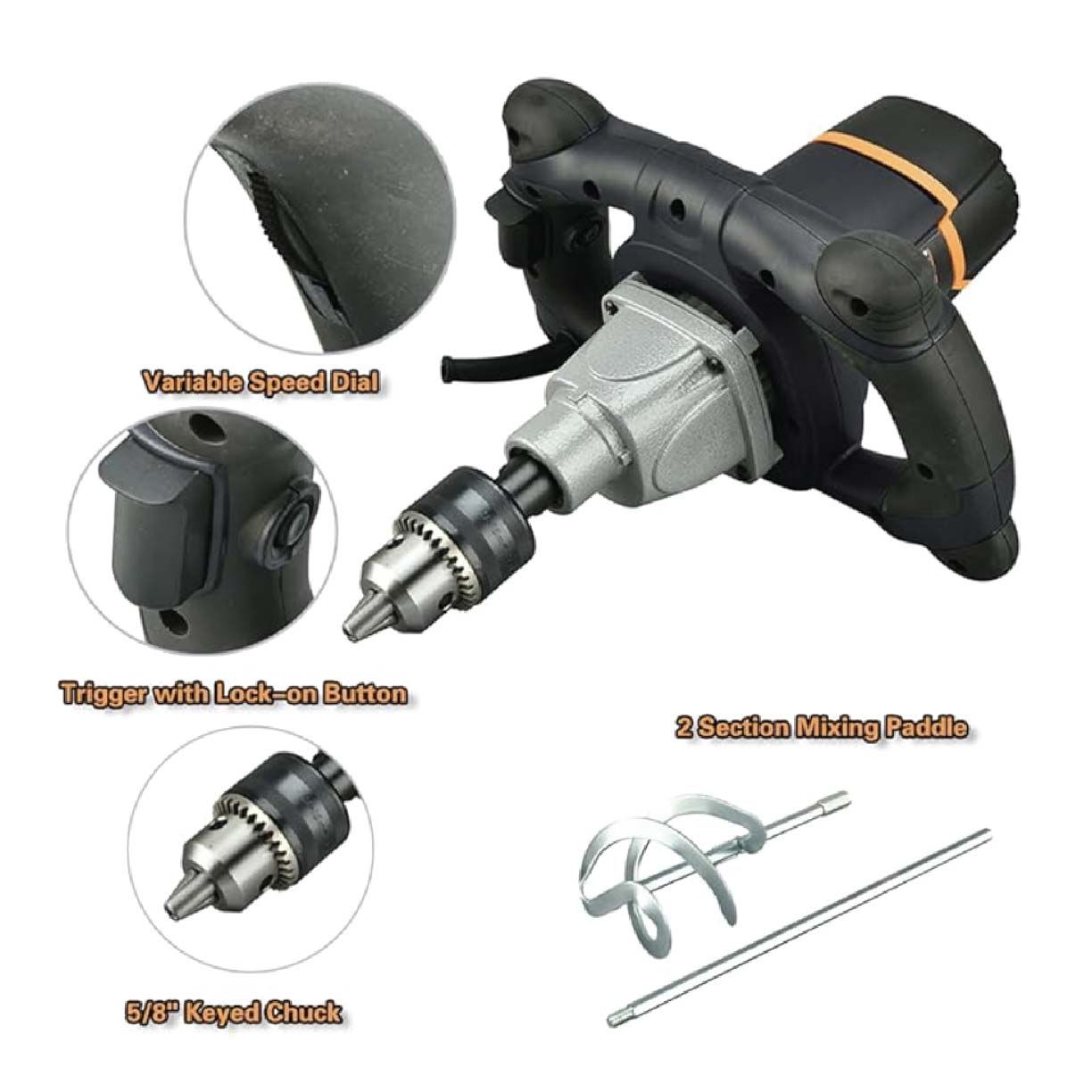 Concrete Mixer/Hammer Drill CMX1